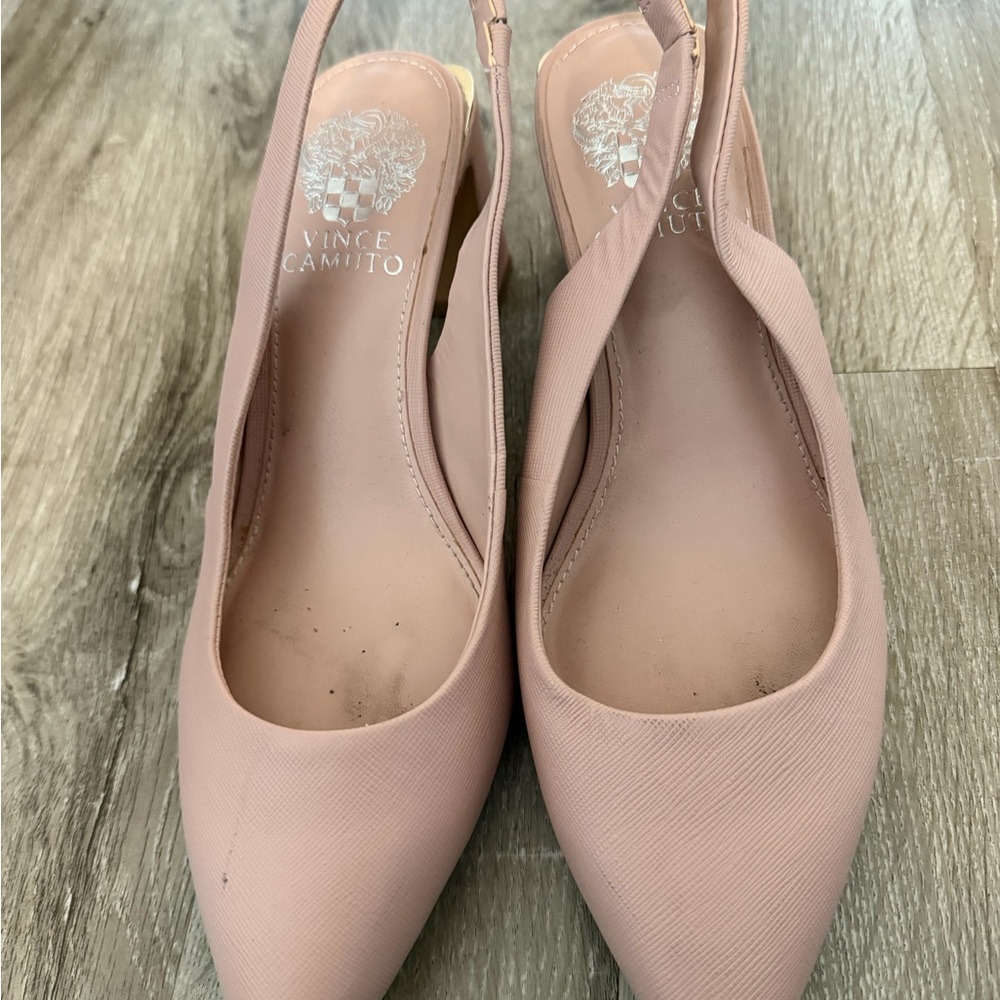 Vince Camuto Women's Blush Slingback Heels - Picture 1 of 3